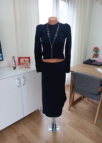 Siyah crop S beden - Görsel 4