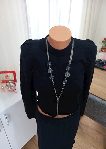 Siyah crop S beden - Görsel 2