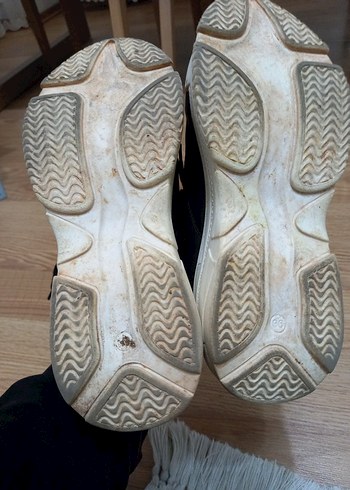 Siyah Bağcıklı Kadın Spor Ayakkabı - Görsel 5