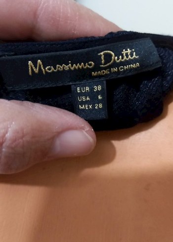 Kadın Lacivert Fırfırlı Kayık Yaka Bluz - Görsel 6