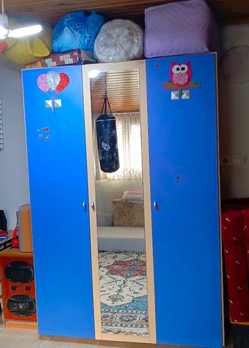 çilek marka genç odası gardırop gardolap - Görsel 2