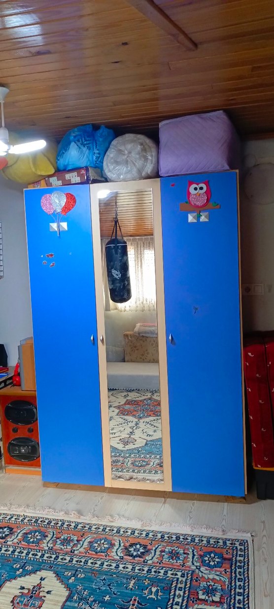 çilek marka genç odası gardırop gardolap - Görsel 2