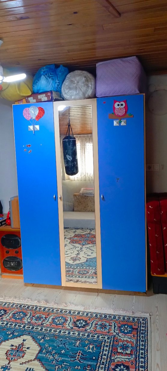 çilek marka genç odası gardırop gardolap - Görsel 3