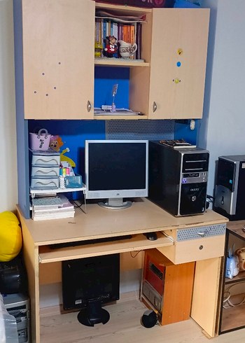 çilek marka genç odası bilgisayar çalışma masası - Görsel 3