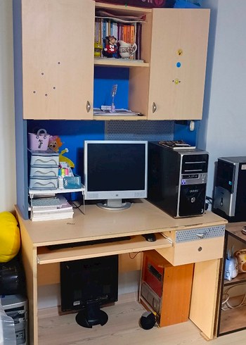 çilek marka genç odası bilgisayar çalışma masası - Görsel 2