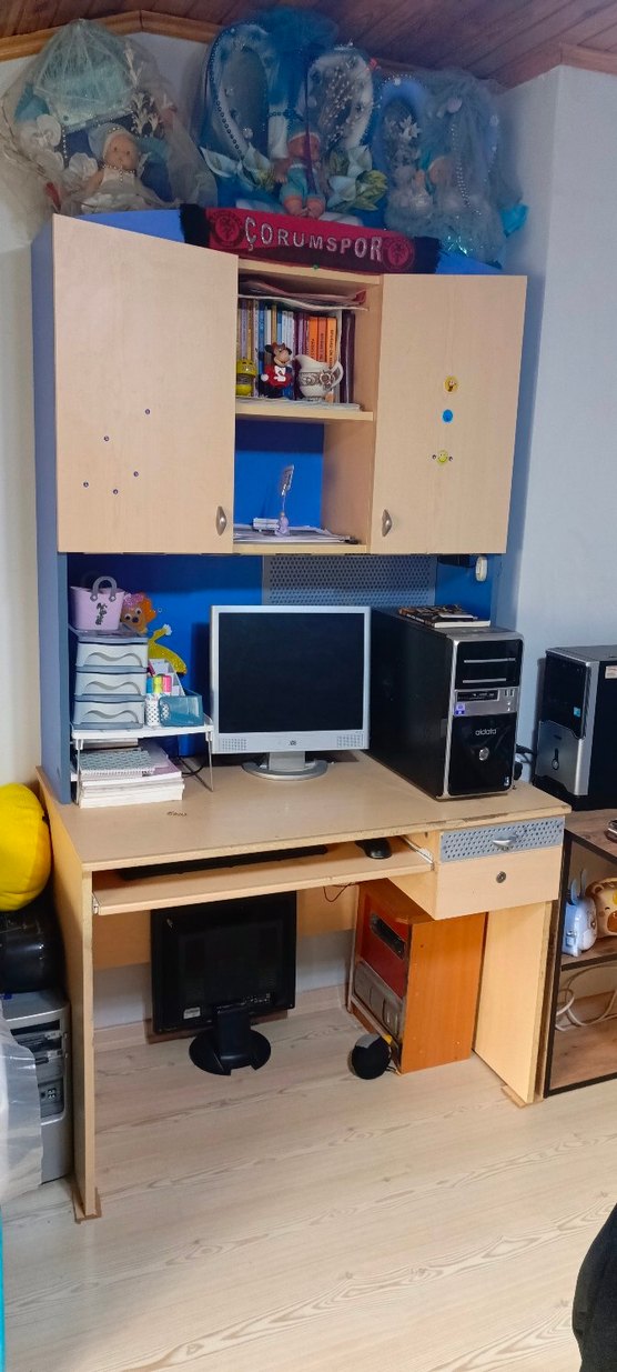 çilek marka genç odası bilgisayar çalışma masası - Görsel 2