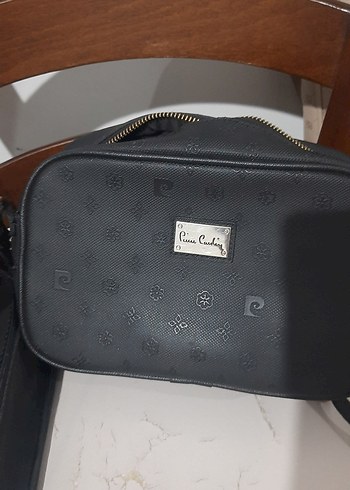 Pierre Cardin Siyah Deri Kadın Çanta