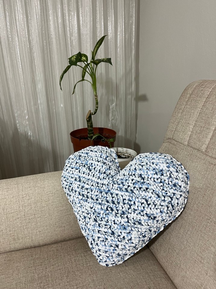 Kalpli örgü yastık - Görsel 2