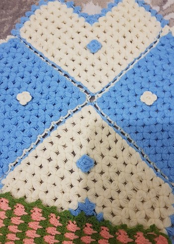 Renkli El Örgüsü Banyo lifleri - Görsel 3