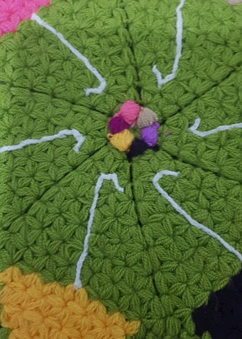 Renkli El Örgüsü Banyo lifleri - Görsel 5