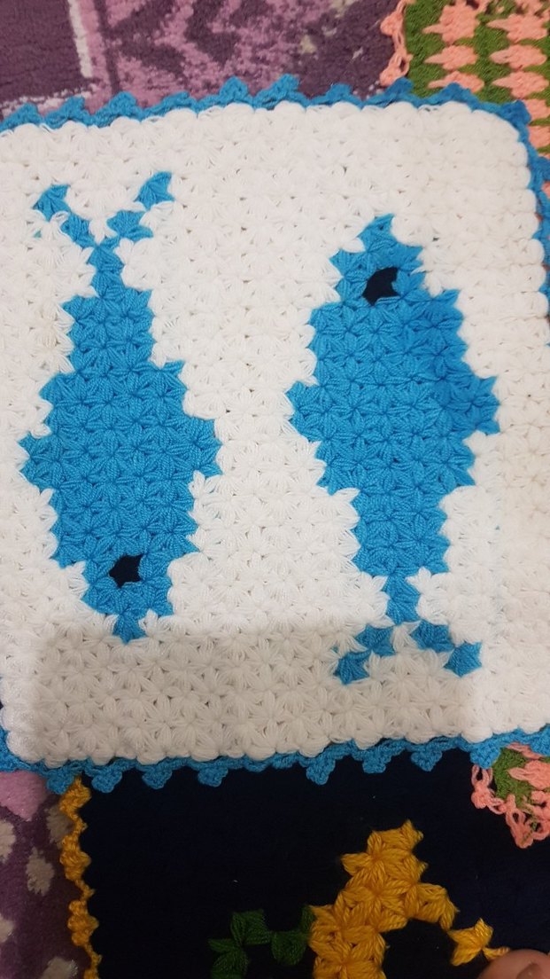 Renkli El Örgüsü Banyo lifleri - Görsel 2