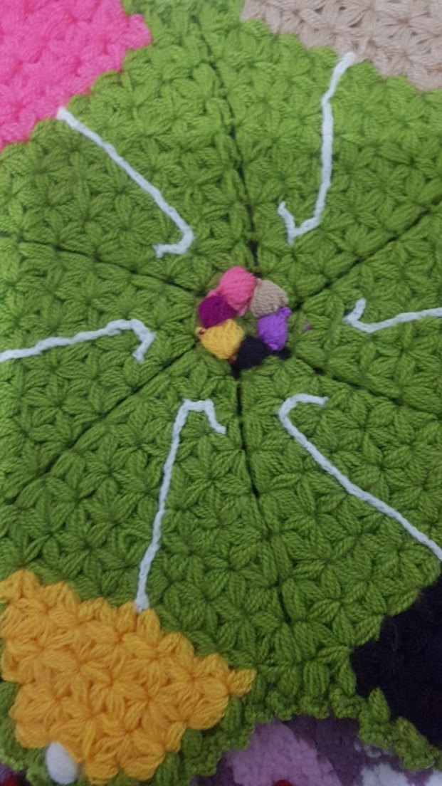 Renkli El Örgüsü Banyo lifleri - Görsel 5