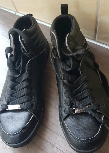 Kadın Siyah Street Wear Spor Ayakkabı