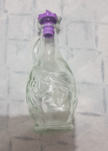 Beden Mor Kapaklı Cam Yağlık ve Büyük Kase