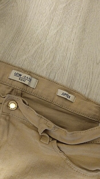 Krem rengi pantolon - Görsel 3