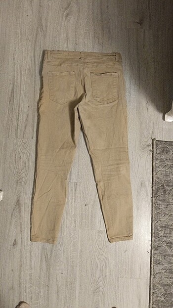 Krem rengi pantolon - Görsel 4