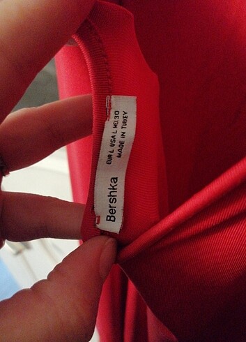 Uzun kırmızı elbise - Görsel 2