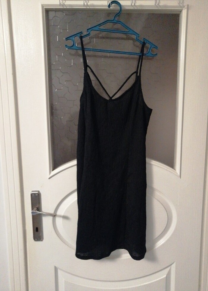 Uzun askılı elbise  - Görsel 3