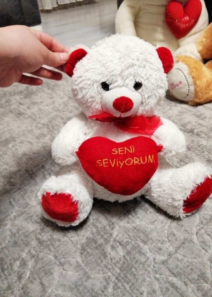 Oyuncak ayı ve yastık - Görsel 2