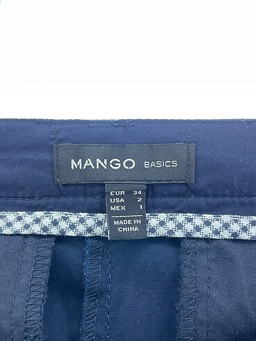 34 Beden lacivert Renk Mango Mini Etek %70 İndirimli.