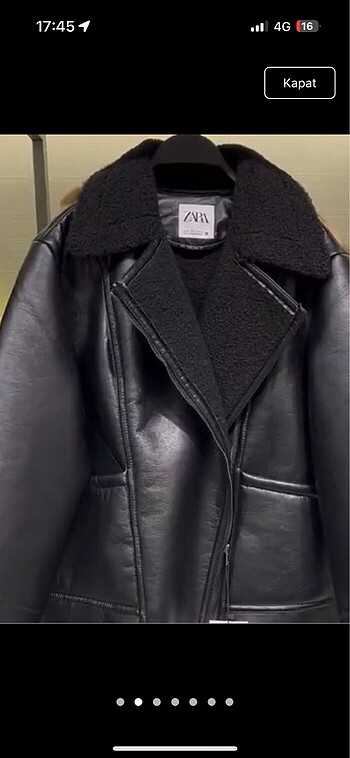 Zara Zara çift yönlü biker mont