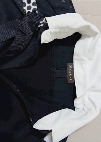 Siyah Mini Fitted Tuxedo Notched Yaka - Görsel 2