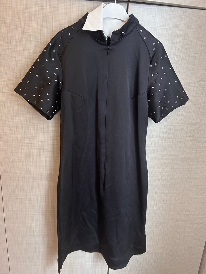 Siyah Mini Fitted Tuxedo Notched Yaka - Görsel 4