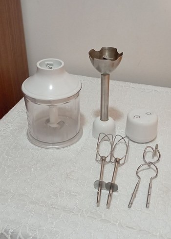 Beyaz Çok Fonksiyonlu Blender ve Doğrayıcı