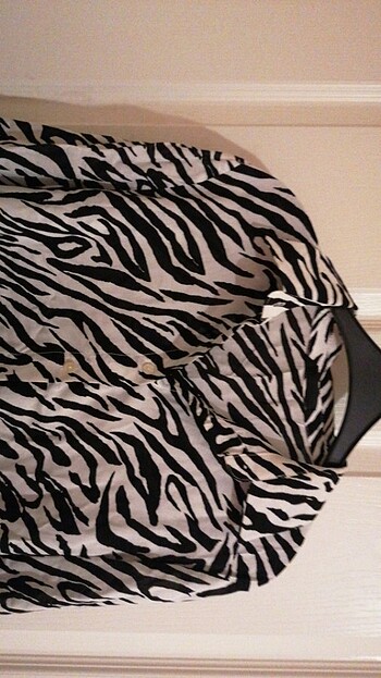 Defacto Zebra desenli gömlek