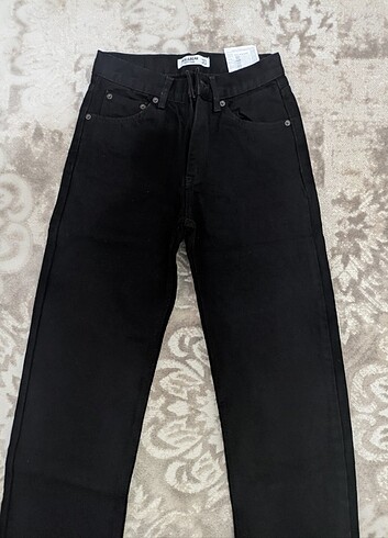 34 Beden Pull&Bear yüksek bel straight fit jean