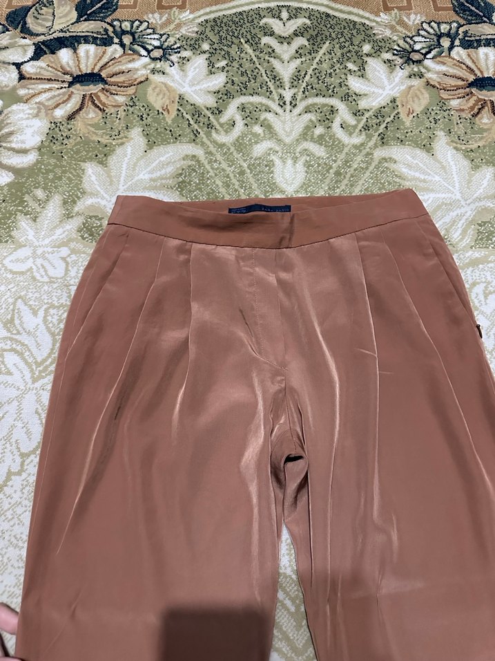 Kadın saten pantolon - Görsel 3