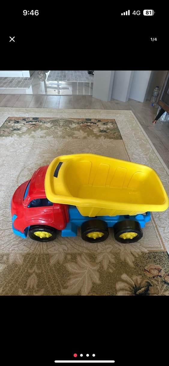 Renkli Büyük Oyuncak Kamyon - Görsel 4