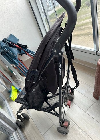 Siyah Maclaren Bebek Arabası - Görsel 6