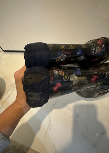 Desenli çocuk çizme - Görsel 4