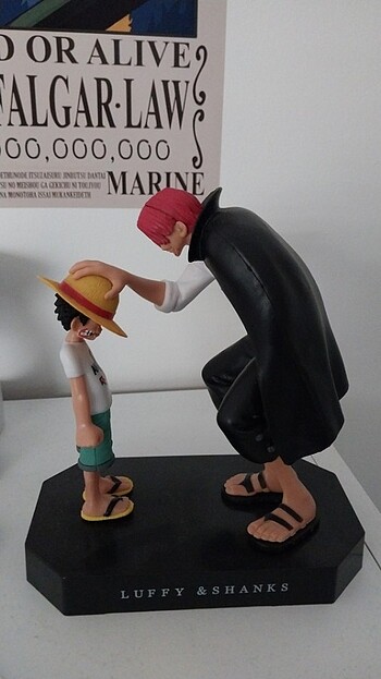 One Piece Luffy Ve Shanks Figür 