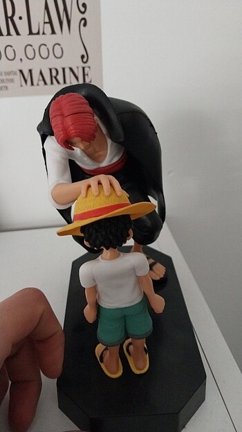  One Piece Luffy Ve Shanks Figür 