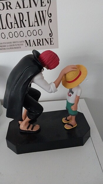  Beden One Piece Luffy Ve Shanks Figür 