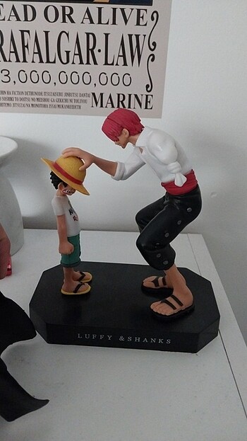  Beden Renk One Piece Luffy Ve Shanks Figür 