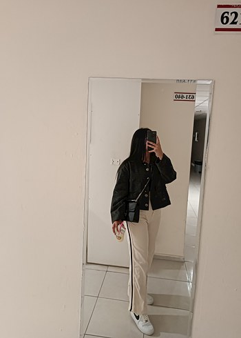 Siyah Kadın Ceket Notch Yaka