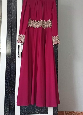 Abiye Pembe elbise 