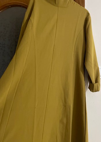 Kadın Haki Uzun Salaş Elbise - Görsel 2