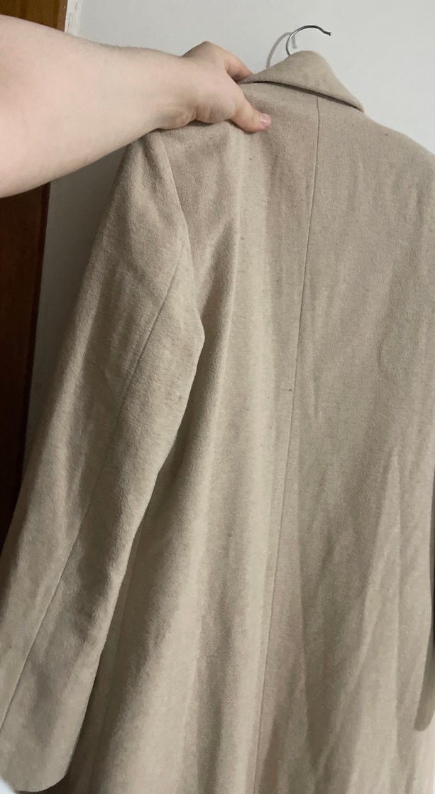 Taş rengi kruvaze kaban - Görsel 3