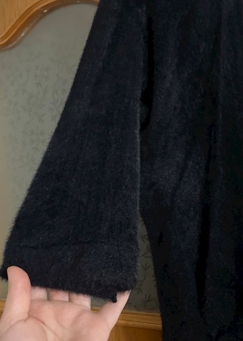 Siyah Kadın Sıcak ve Rahat  kazak - Görsel 3