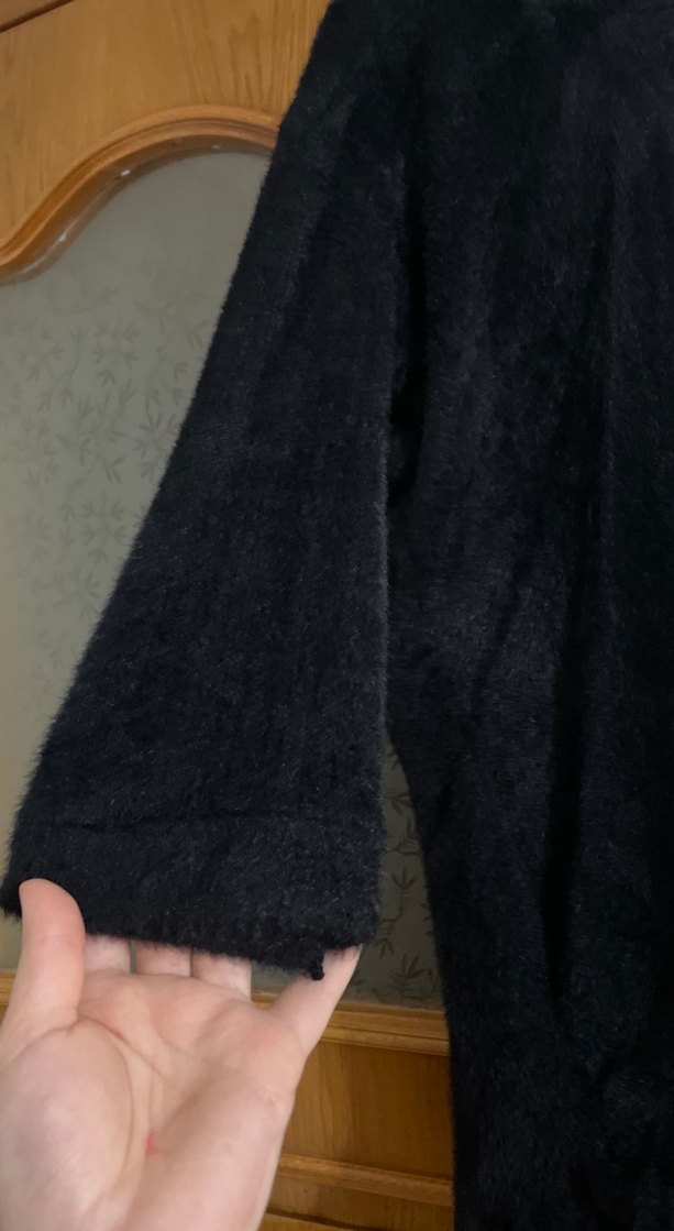 Siyah Kadın Sıcak ve Rahat  kazak - Görsel 3