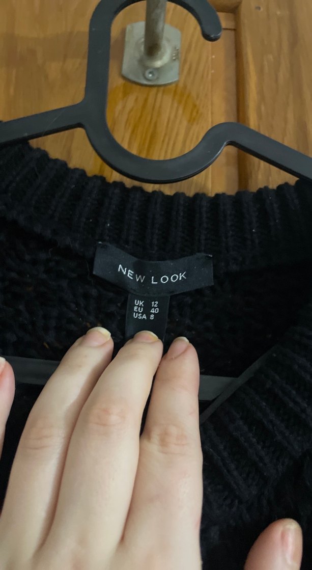 Siyah Örgü Kadın Hırka - Görsel 2