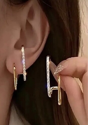 KADIN GOLD ZİRKON KÜPE