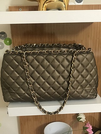 parlak yeşil çanta