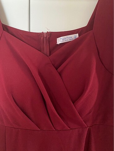48 Beden bordo Renk Abiye elbise