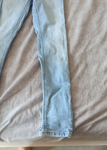 9 Yaş Beden Kız cocuk Bej Denim Normal Boy Jean