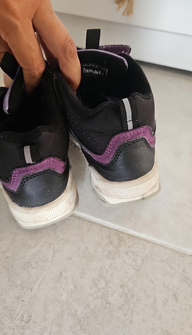 Kız Çocuk Mor Cırt Cırtlı Bot - Görsel 4